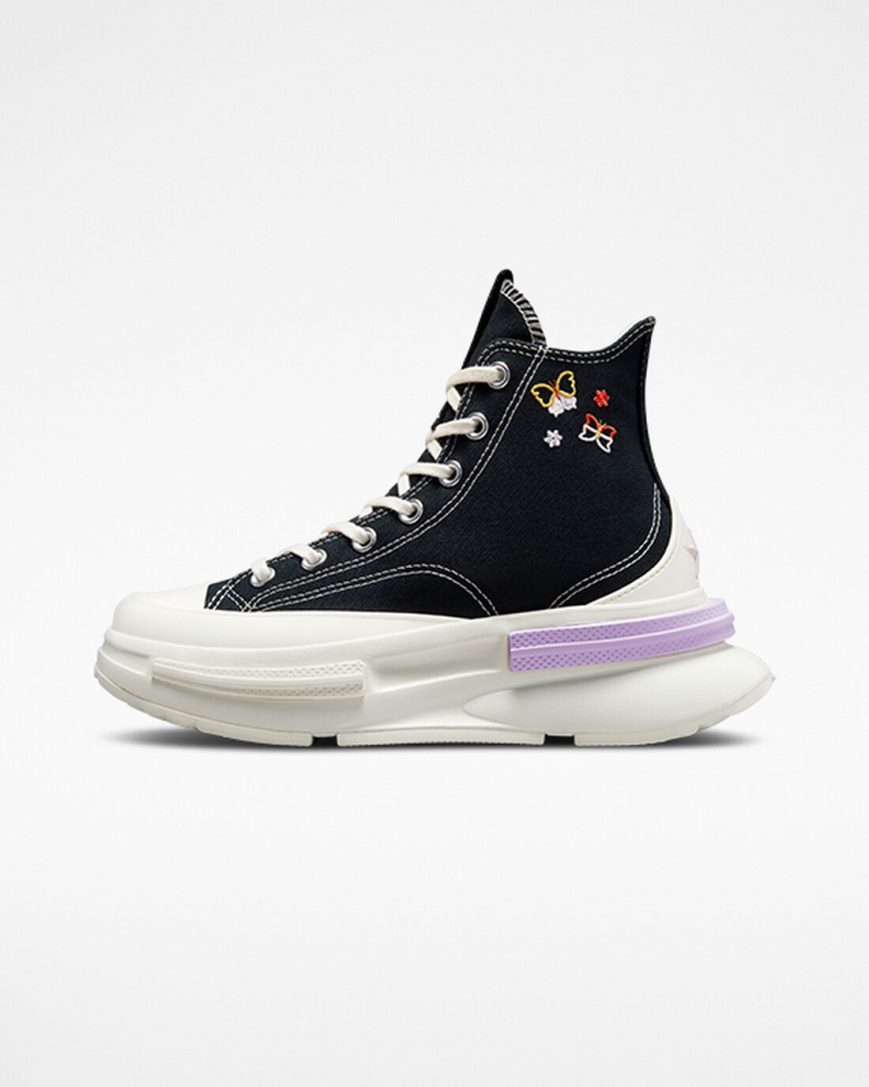 Topanky Na Platforme Converse Run Star Legacy CX Butterfly Wings Vysoke Damske Čierne | SK NWPXQ5